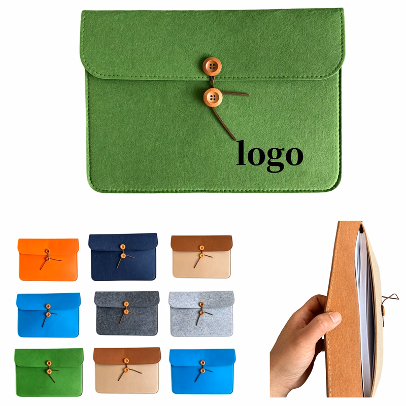 Custom Logo Felt File Folder Holder