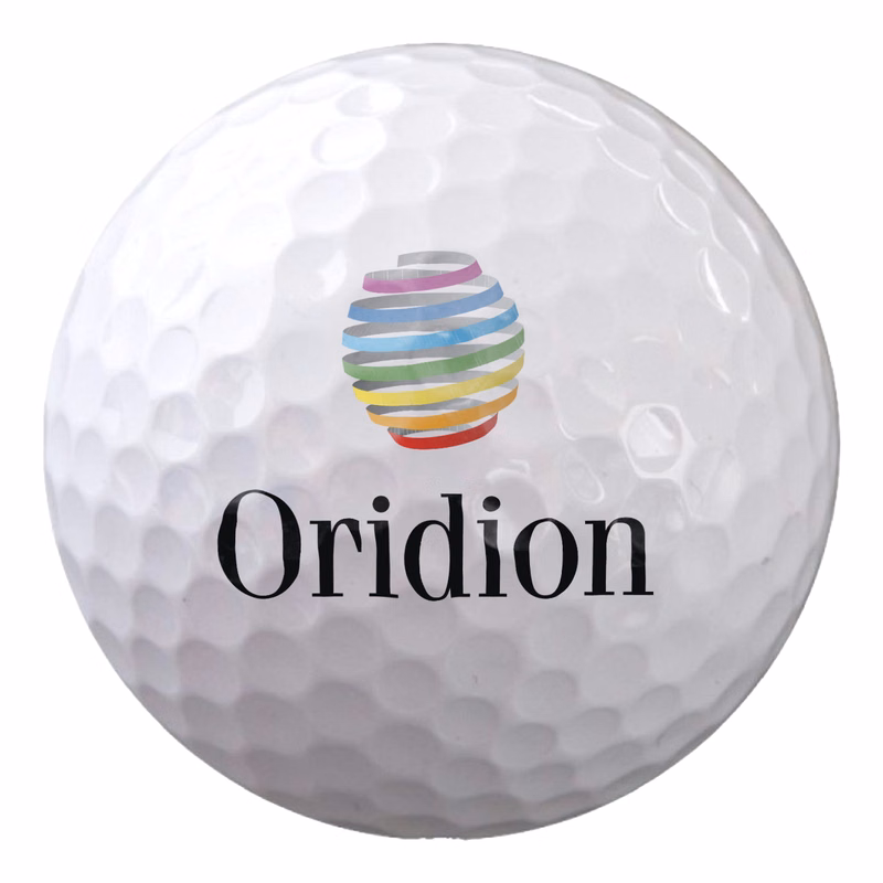 Blank White Golf Balls with Custom Imprints