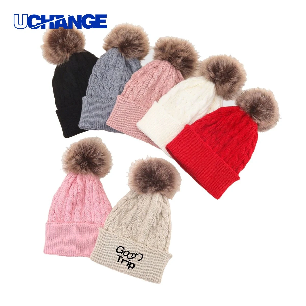 Pom Pom Beanie Hat 1