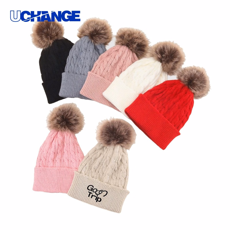 Pom Pom Beanie Hat