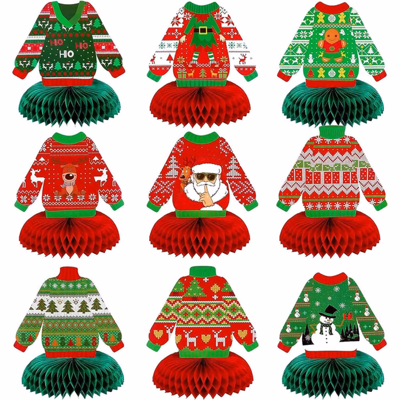 Custom 3D Honeycomb Centerpieces Ornaments Table Decoration