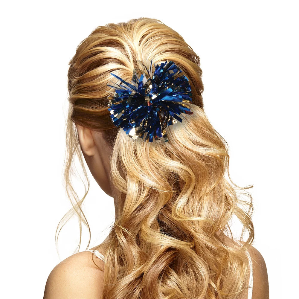 Metallic Hair Pom 1