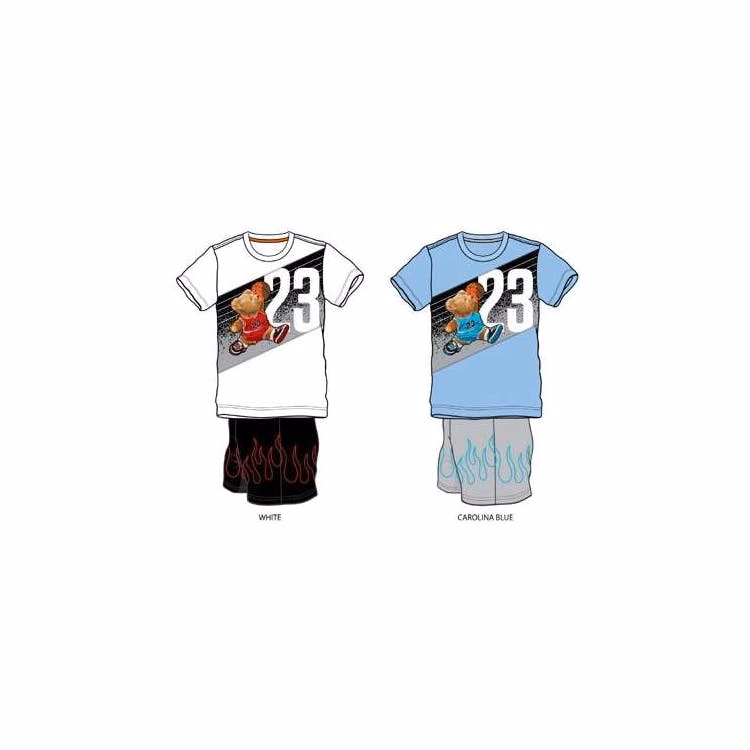 Boys 2Pc Knit Short Sets - Size 4-7 Assorted Colors