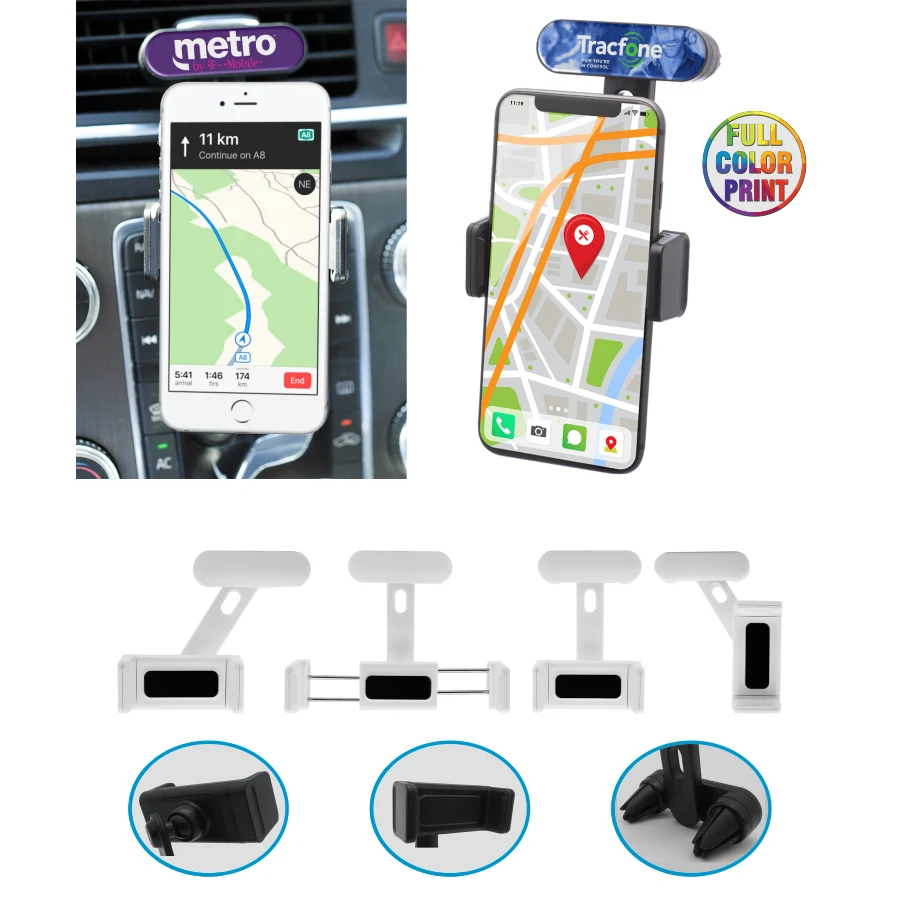 Car Air Vent Mount Phone Holder - Full Color 1