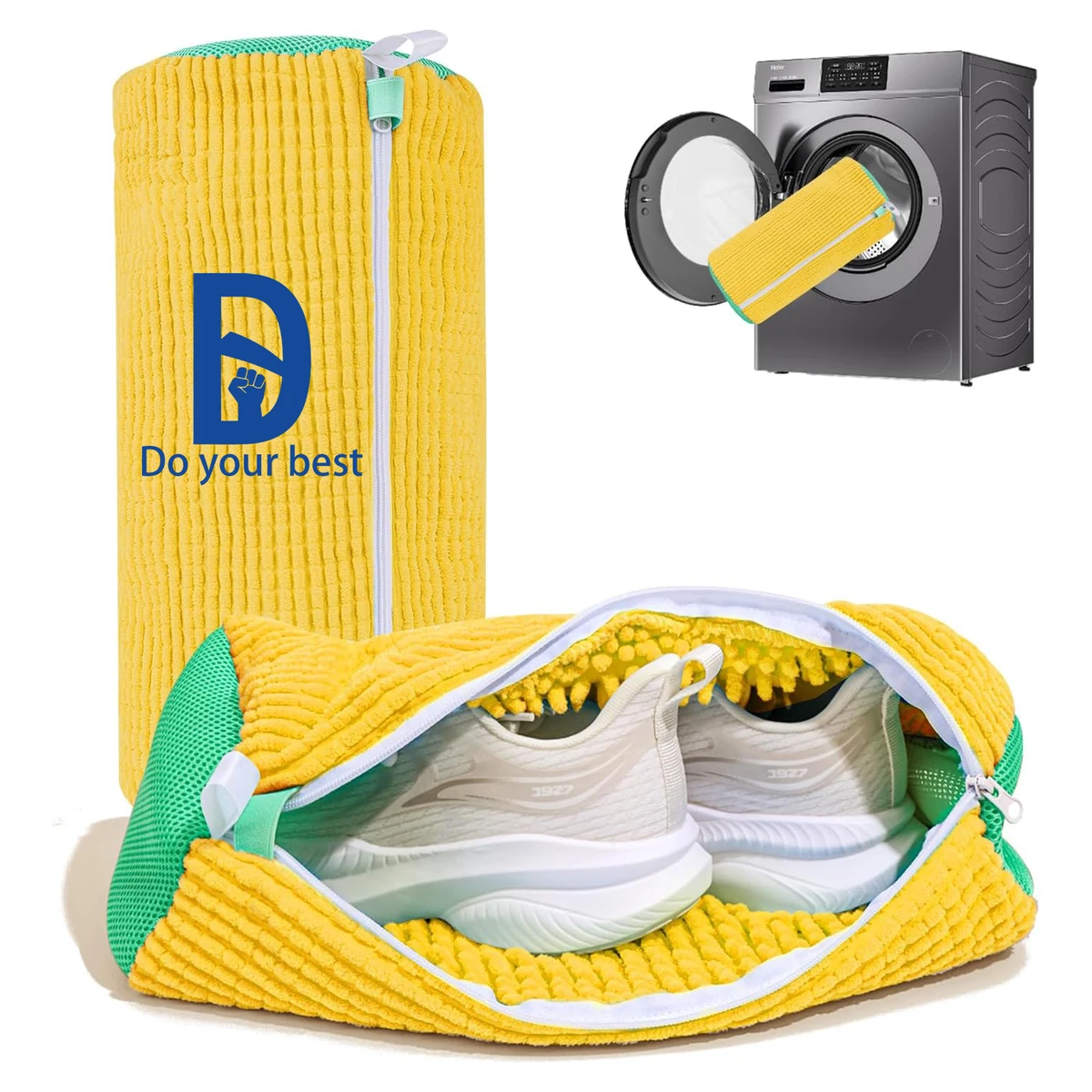 Reusable and Durable Zipper Shoe Washing Bag MOQ100 1