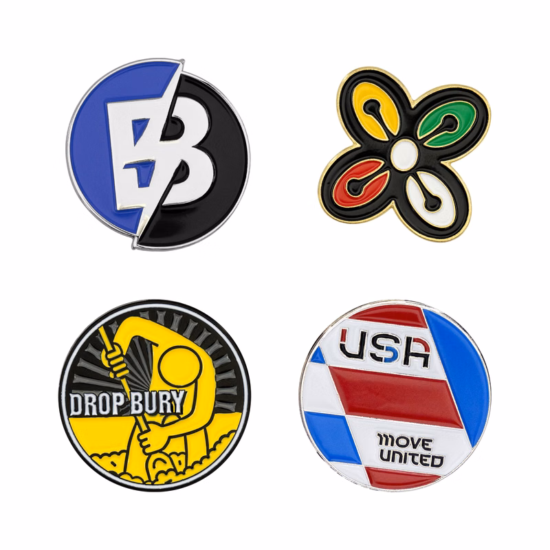 Custom Die Struck Golf Ball Marker (1")