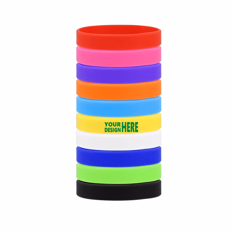 0.5" Adult Silicone Wristband