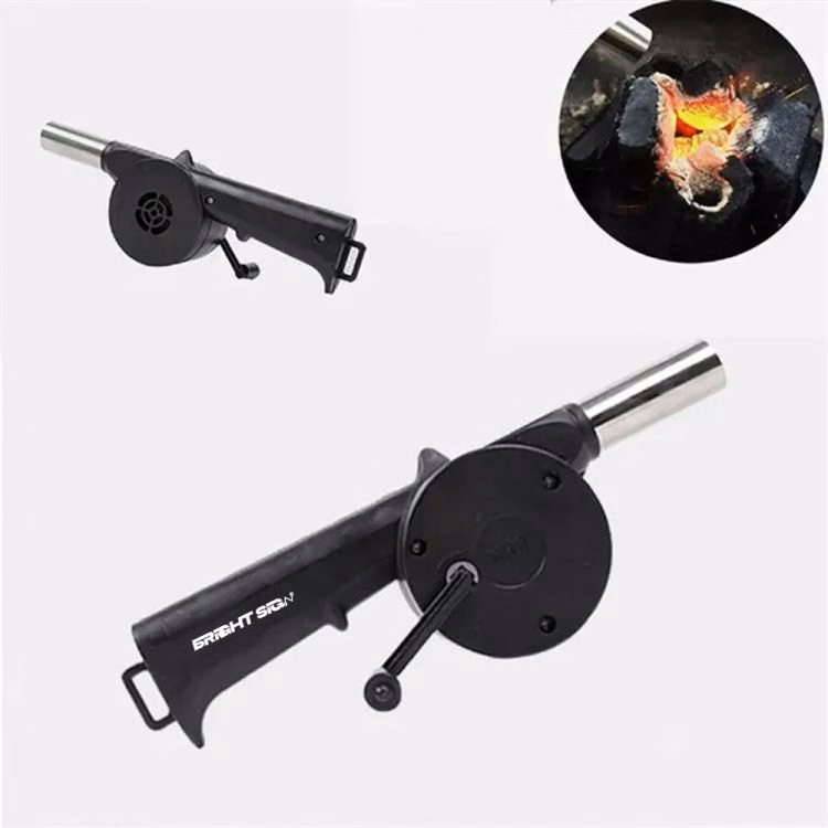 Manual Hand Crank BBQ Air Blower Fan