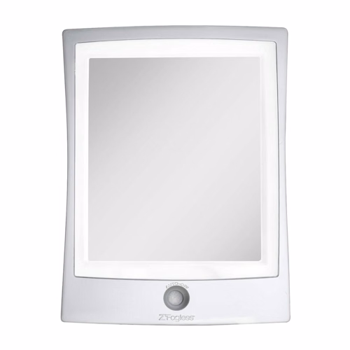 Zadro Fogless LED Light Shower Mirror - Silver