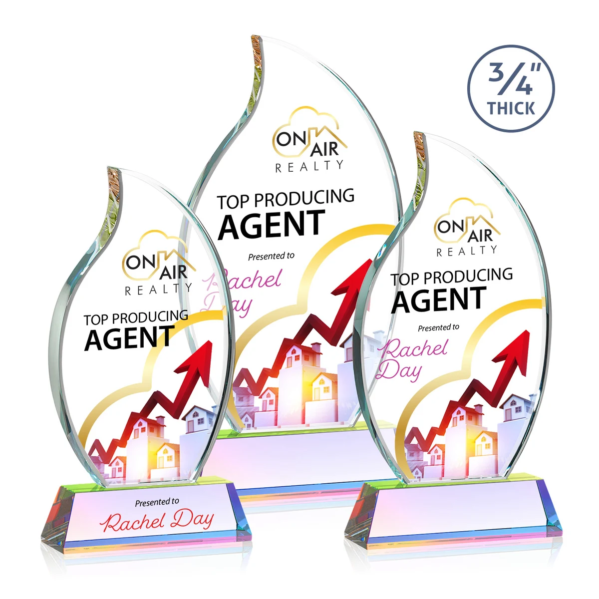 Croydon VividPrint™ Award on Newhaven Base - Prismatic 1