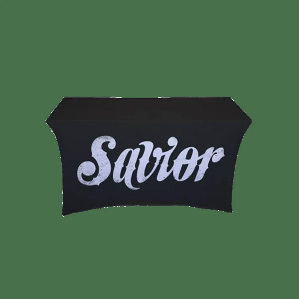 IMPORT 4' Stretch Full Color Table Throw 1