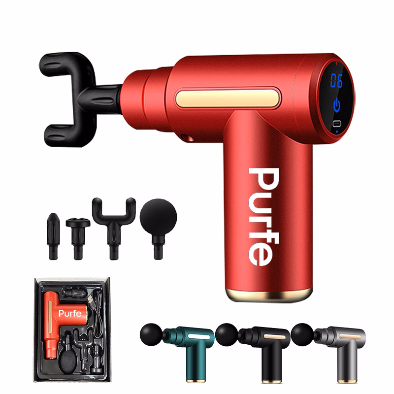 Massage Gun with 4 Massage Heads