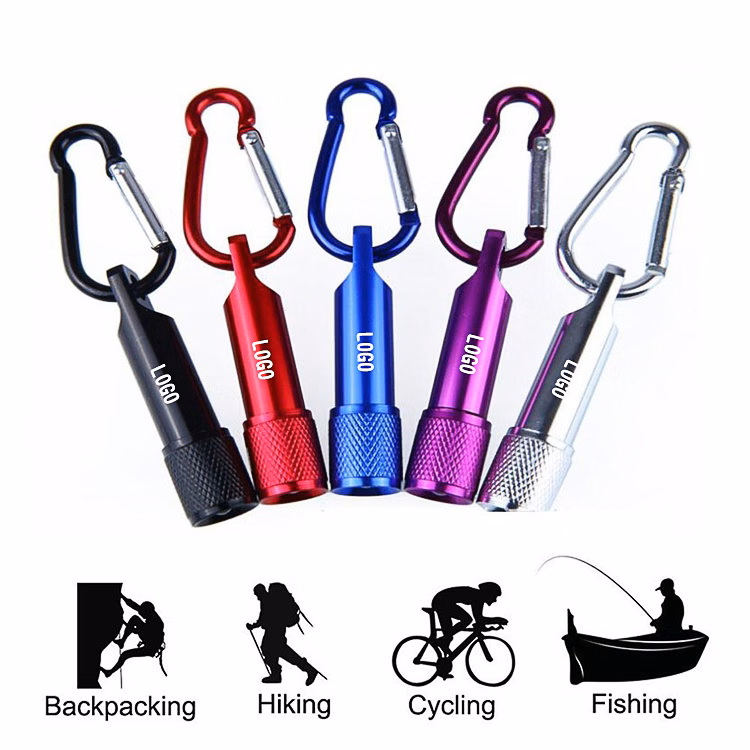 LED Flash Light Torch with Climbing Hook