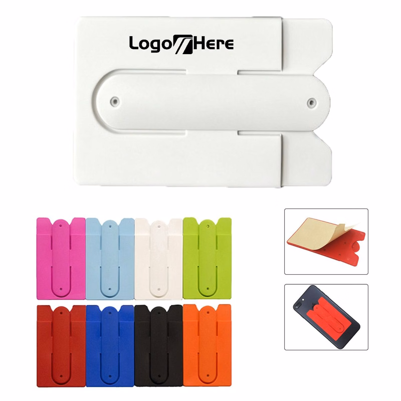 Durable Silicone Phone Card Holder Stand