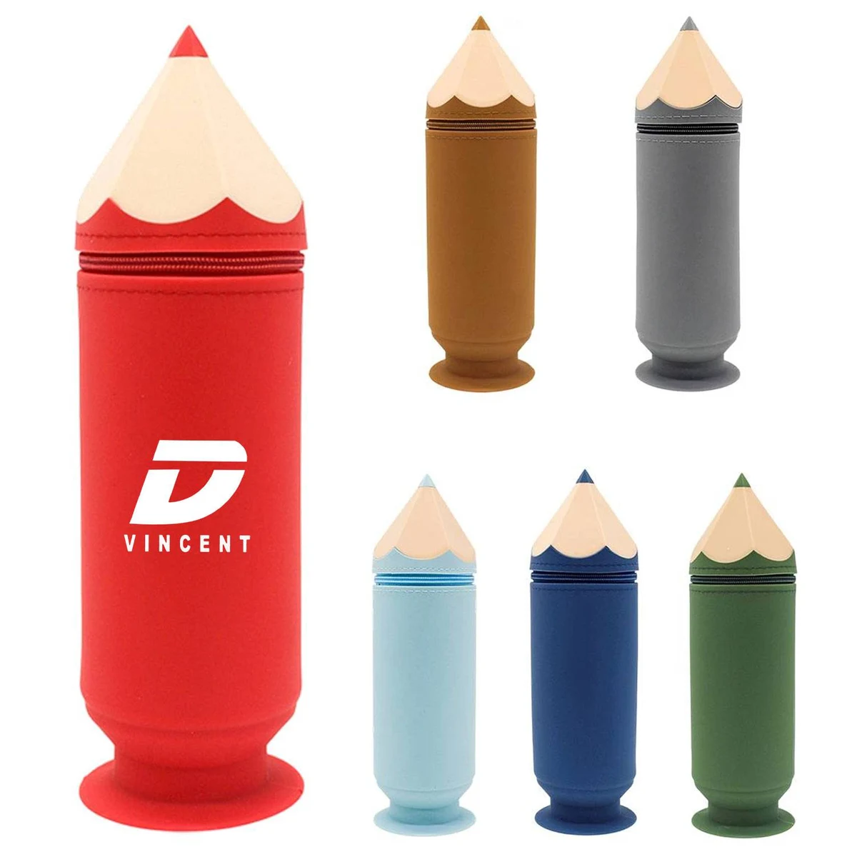 Silicone Pen Shaped Pencil Case 1