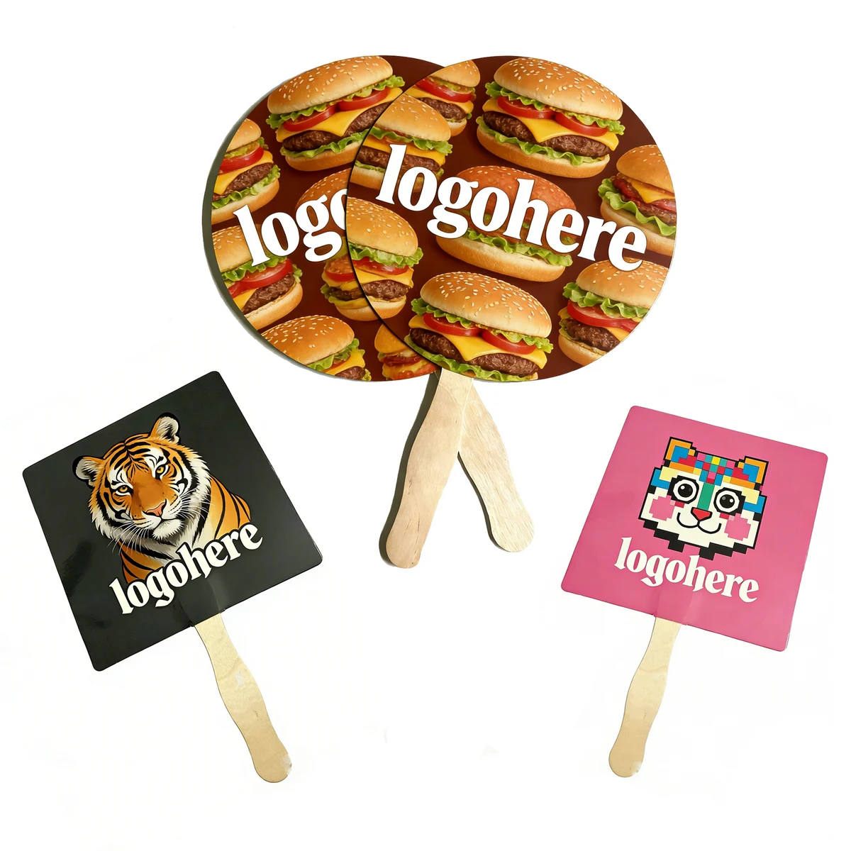 Personalized Wooden Fan 1