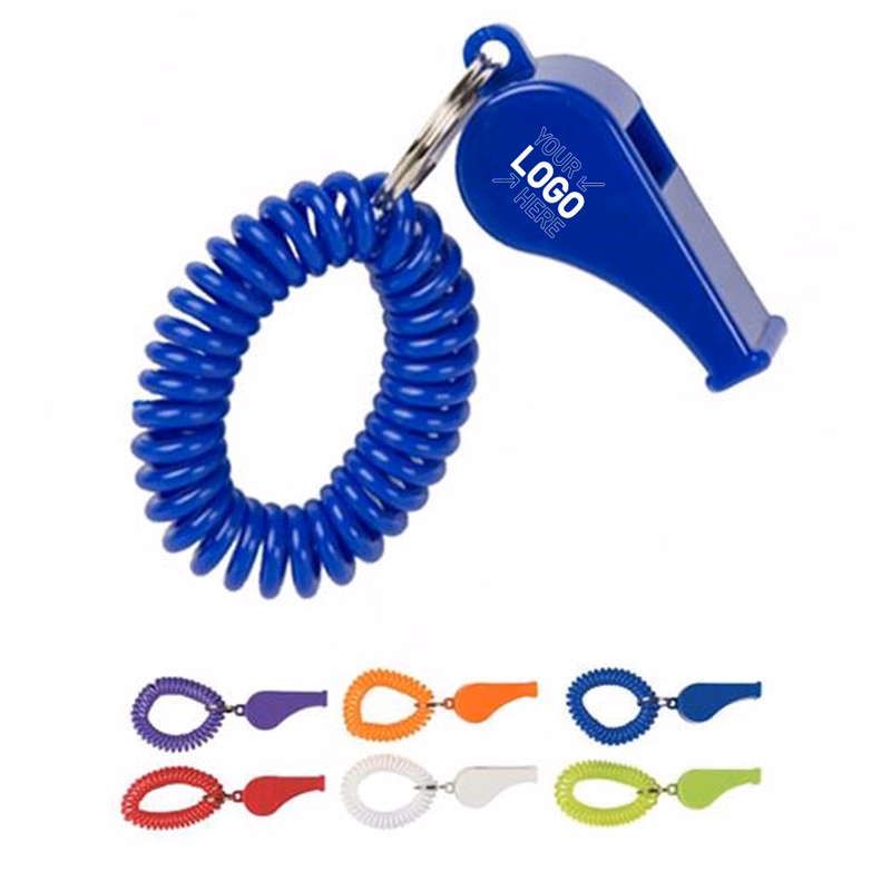 Whistle Coil With Key Chain