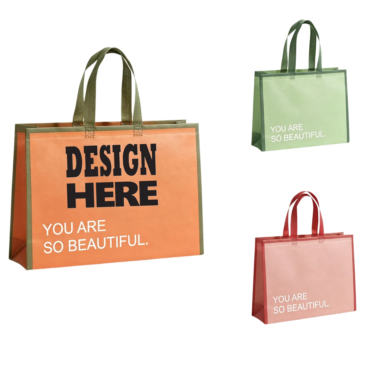 Medium Laminated Non-Woven Tote Bag 1
