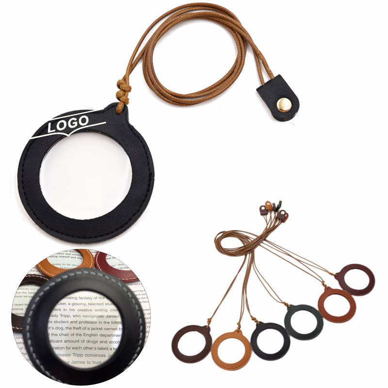 ?3X Neckband Reading Magnifier With PU Case