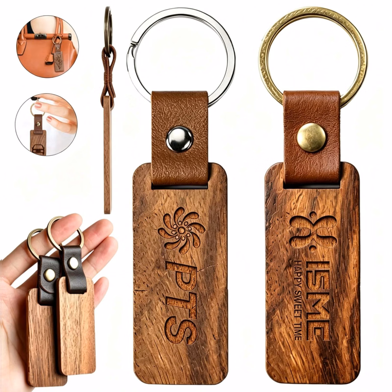 Wooden Keychain