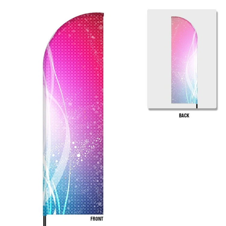 Flex Banner™ 14' Feather Flag Only, Single-Sided Advertising Outdoor Feather Flag 1