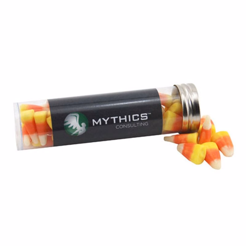 Tube with Candy Corn