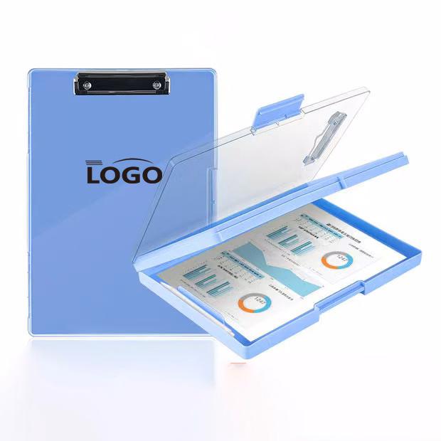 Multifunctional Transparent Clipboard with Storage and Dry-Erase Surface