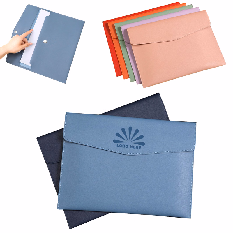 Elegant PU Leather File Organizer for Business and Travel