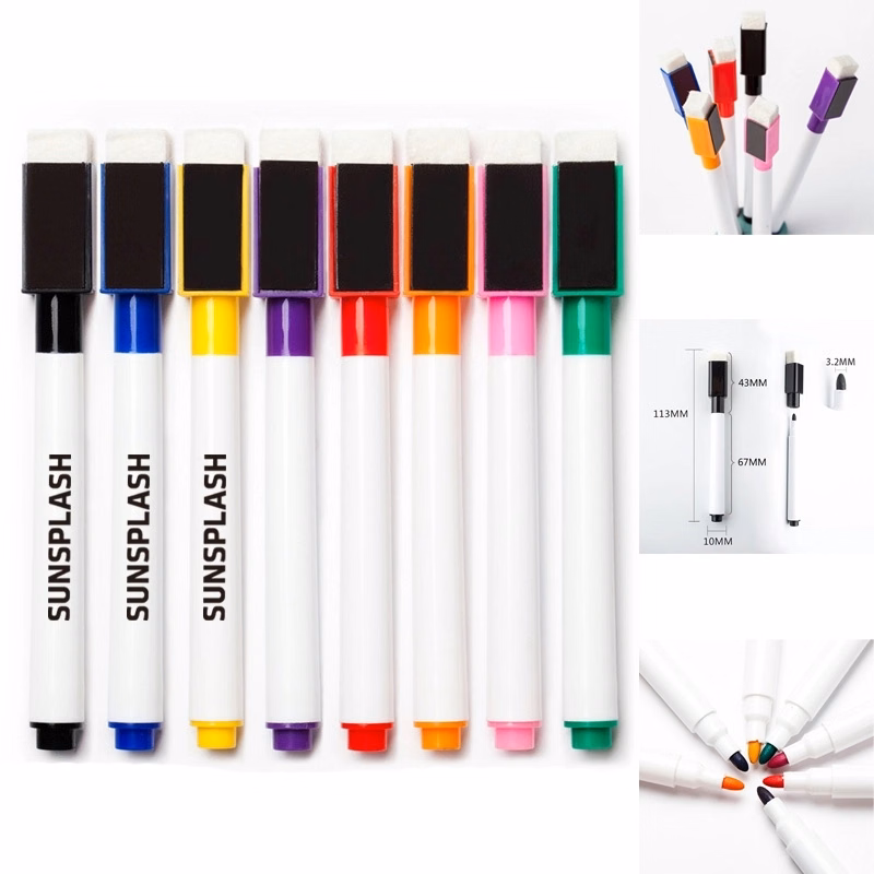 Colorful Magnetic Whiteboard Pen with Eraser