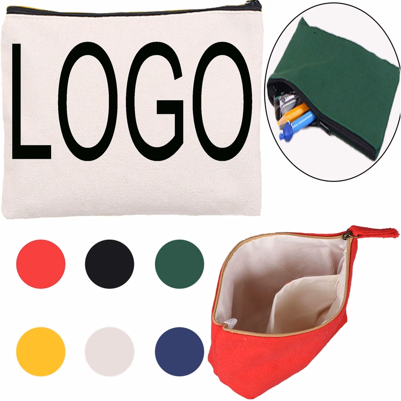Spot Canvas Pouch Cosmetic Bag Pencil Case