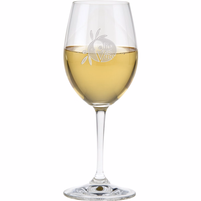 12 oz. Degustazione White Wine- Deep Etched