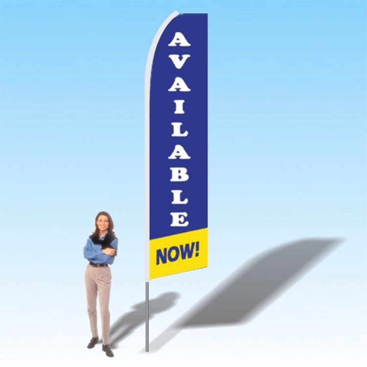 15FT Available Now Advertising Banner Flag