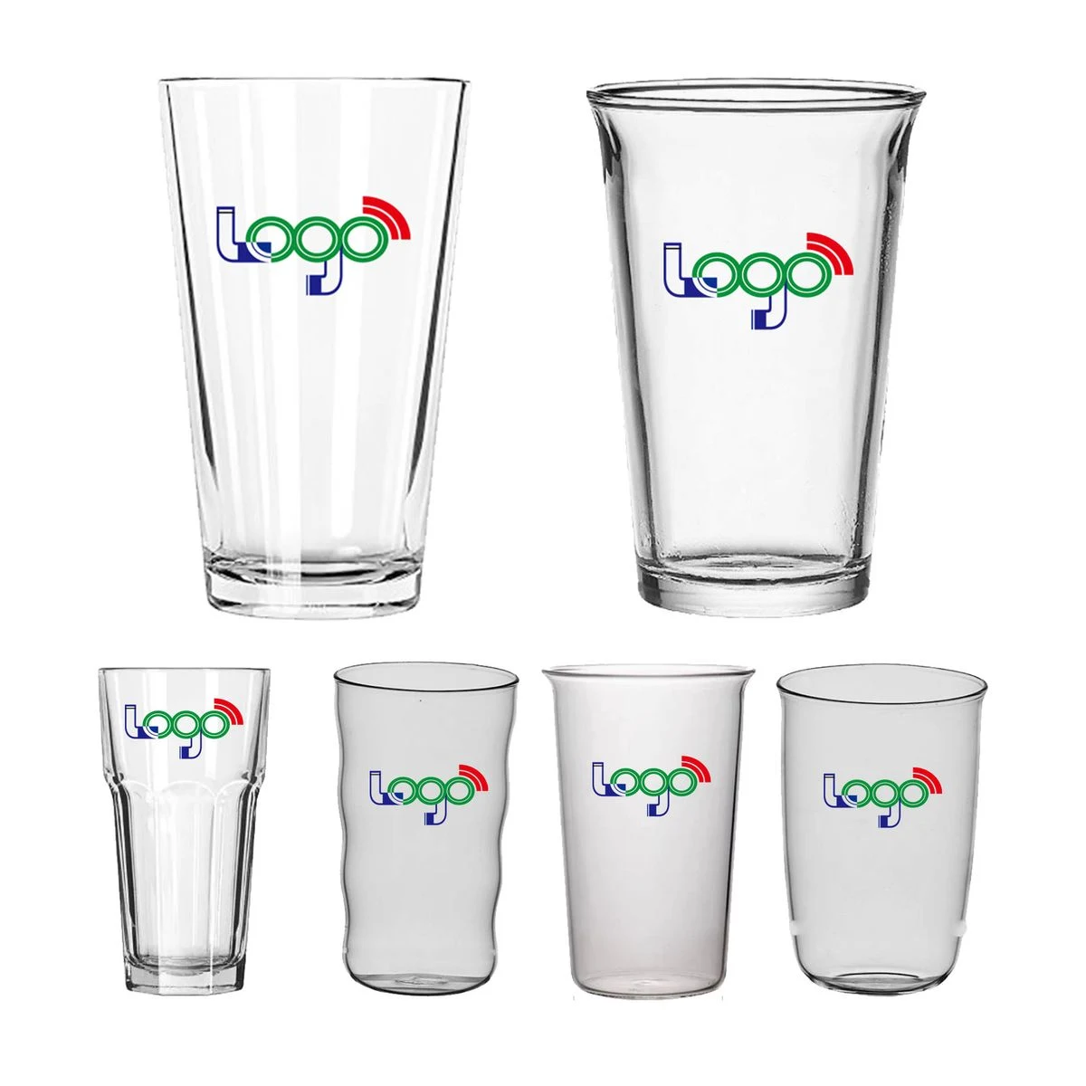 16oz Machine-Washable Glass Cup 1