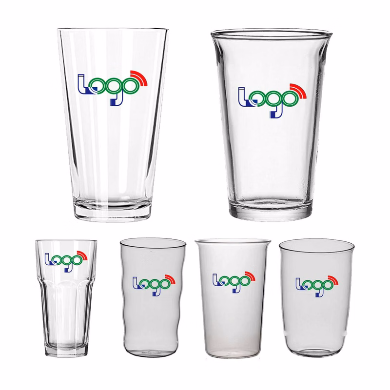 16oz Machine-Washable Glass Cup