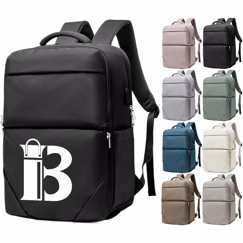 Large Nylon Travel Backpack w/ USB Port