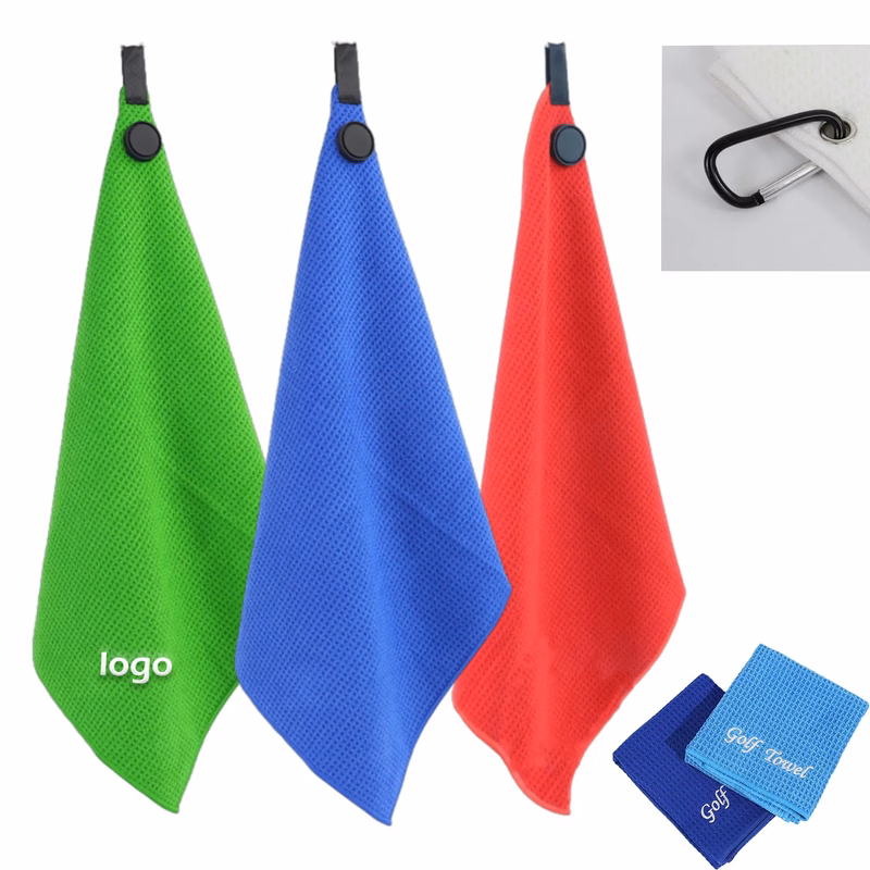 Magnetic high weight golf towel