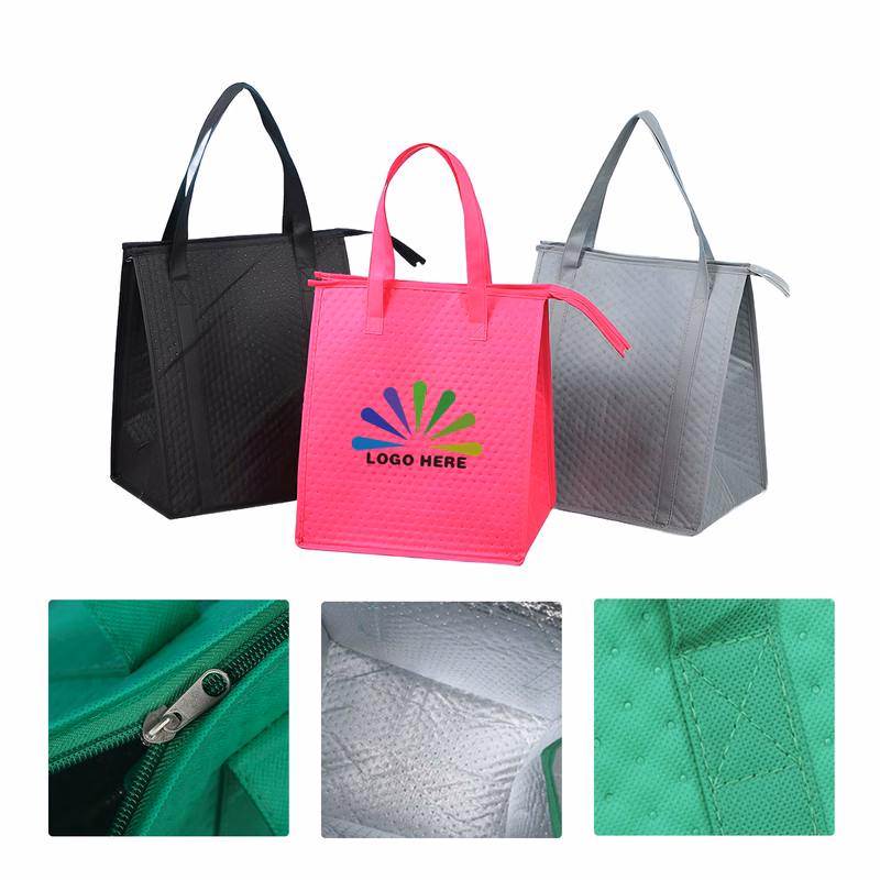 MOQ50 Personalized Non-Woven Insulated Handbag For Events