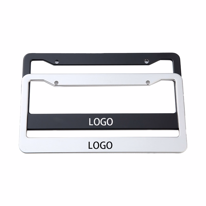 Modified License Plate Frame