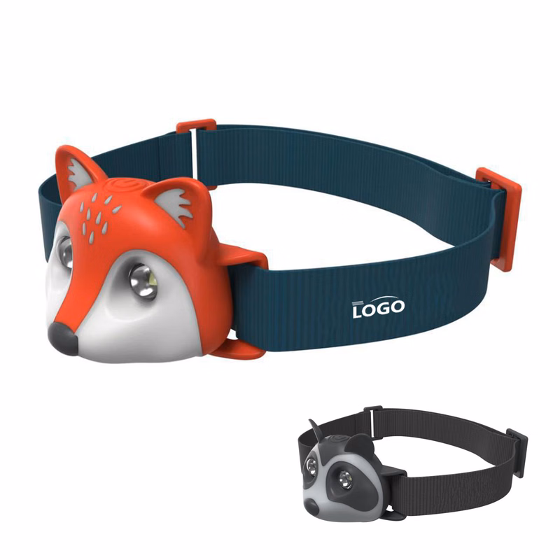 Kids LED Animal Headlamp - Adjustable & Fun