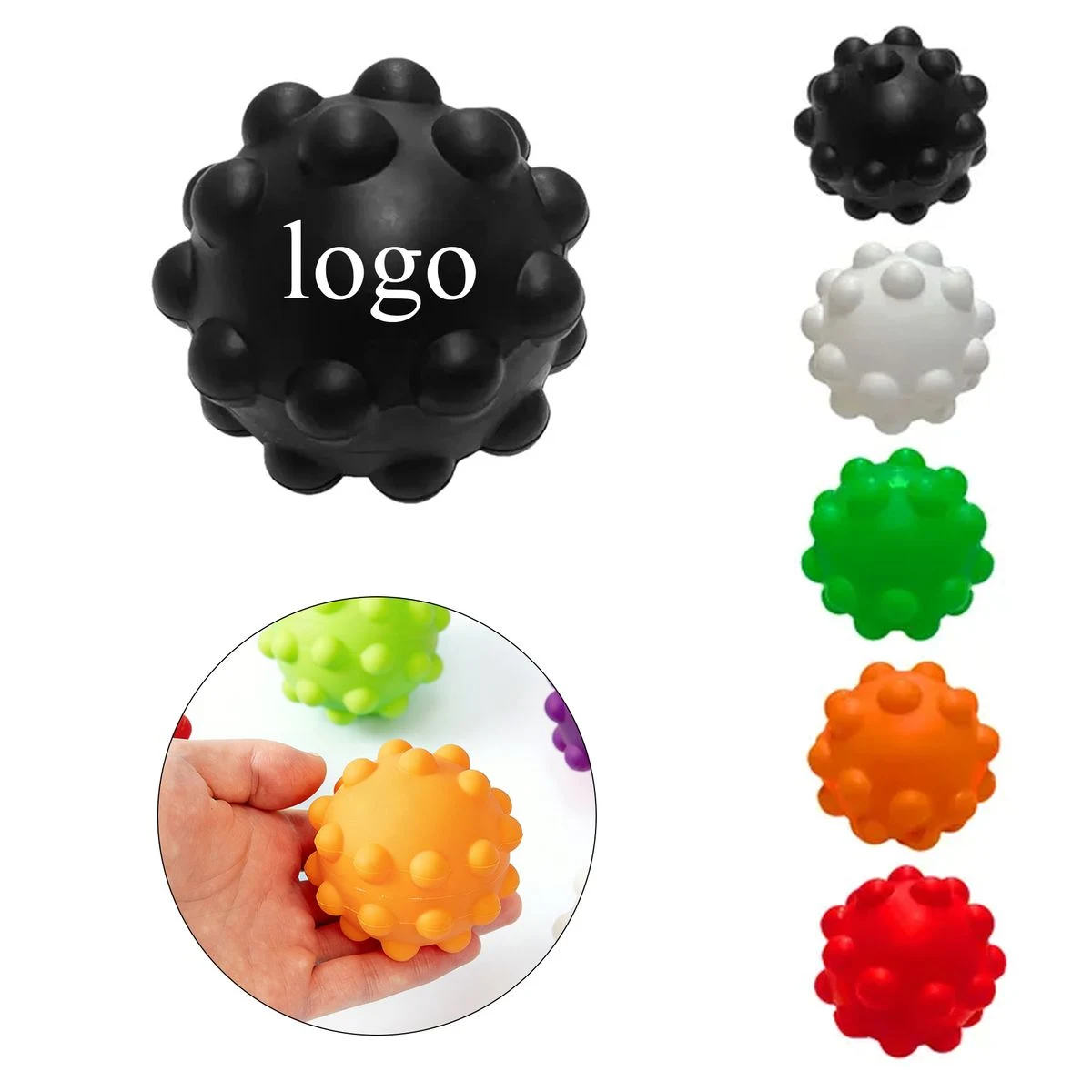 Bumpy Pop Style Stress Relief Fidget Ball 1