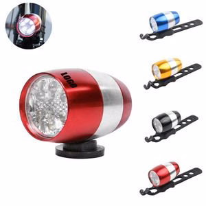 Portable Bicycle Light with Energy-Efficient Bulb Sleek Cylindrical Shape