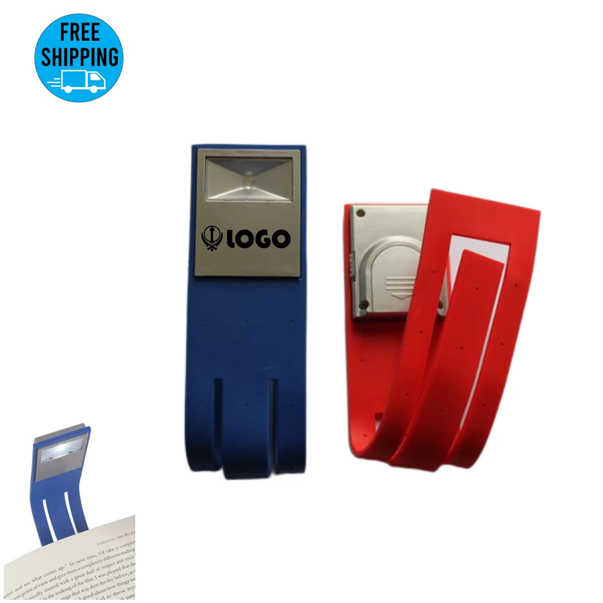 2 in 1 Bookmark Book reading Light 1
