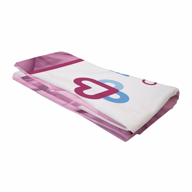 6'W x 72"H EuroFit Straight Wall Graphic Cover (Biodegradable Fabric)