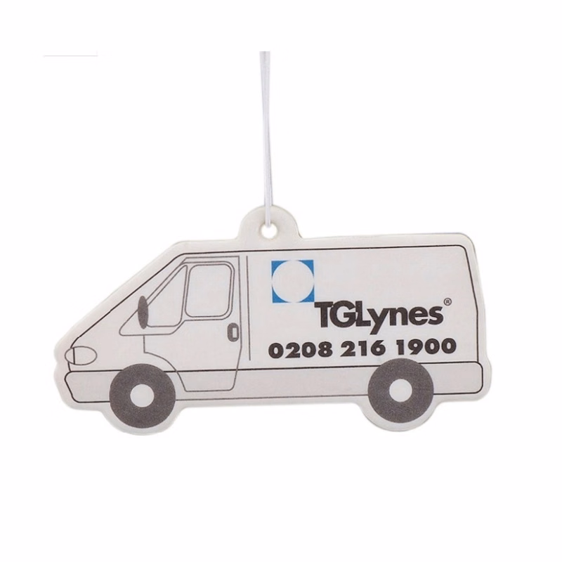 Custom Delivery Van Paper Air Freshener