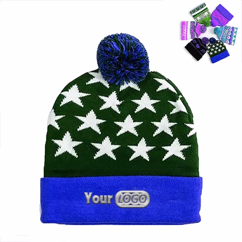 Jacquard Knit Beanie