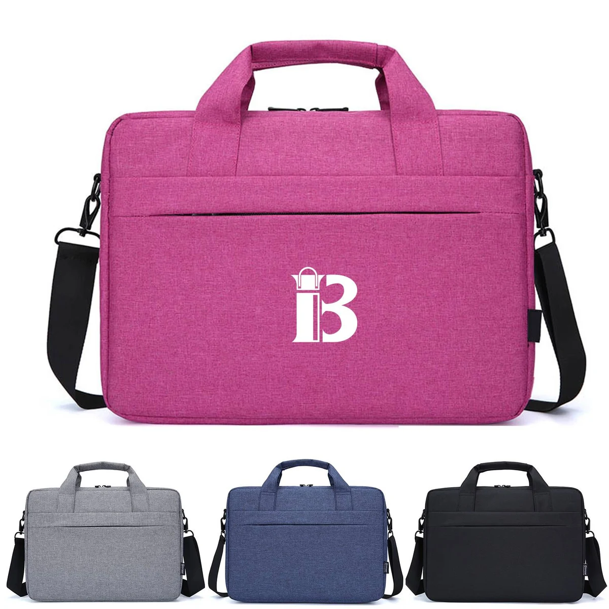 Polyester Laptop Handbag Crossbody Bag 1