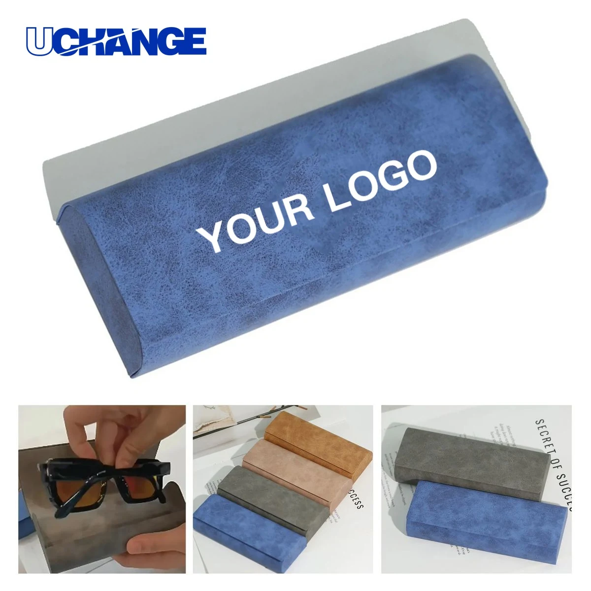 Compact Leather Glasses Case 1