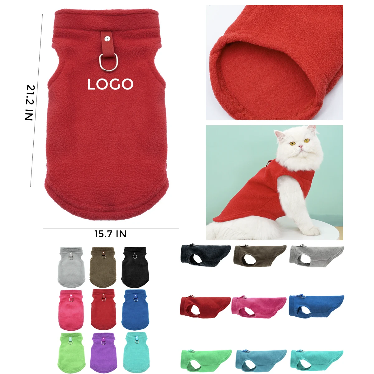 MOQ 10 PCS Stylish Warm Pullover Dog Clothes Pet Sweater Vest 1