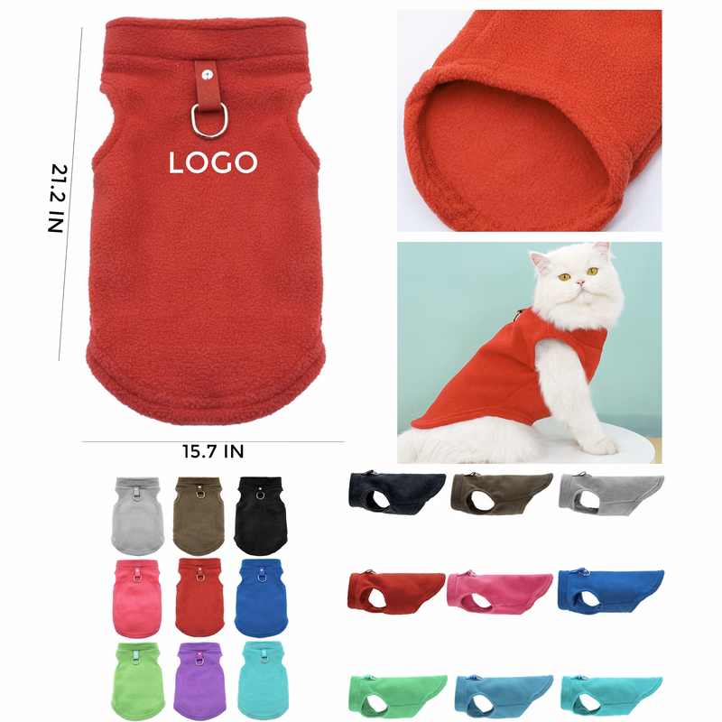 MOQ 10 PCS Stylish Warm Pullover Dog Clothes Pet Sweater Vest