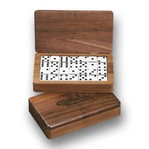 Deluxe Dbl 6 Prof. Domino Box, 8.5 x 5.125 x 1.5" 1